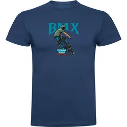 Maglietta A Maniche Corte Bmx Extreme Denim Blue