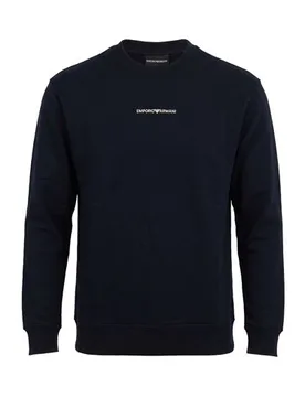 Sudadera Hombre Azul noche L,S,XL,XXL,XXXL Hombre - Emporio armani - FashionsVida