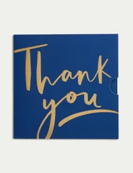 Gold Thank You Gift Card No Colour