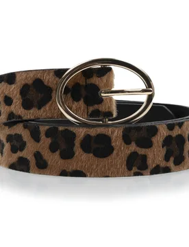 Ceinture Léopard boucle ovale léopard 95cm - Isotoner - FashionsVida