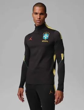 Trainingsoberteil Brasilien Strike Coupe du Monde 2026 - Noir - male - Size: 2XL - Nike - FashionsVida