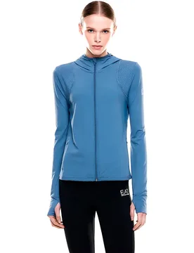 Ea7 Emporio Armani Sweat-shirt à Zip 7w000933_af22102 Blue Horizon XS - Giorgio Armani - FashionsVida