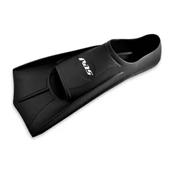 Silicone Swimming Fins Black EU 41-42 unisex