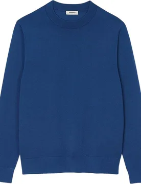 Jersey de hombre de cuello redondo de punto fino - sandro - FashionsVida