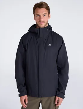 Thunderhead Mens 2. 5 Layer Extreme Packable Waterproof Jacket - Black - EMS - FashionsVida