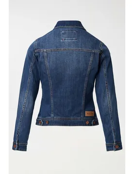 Cazadora vaquera de mujer slim fit - Salsa Jeans - FashionsVida