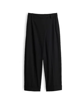 Businesshose MOZY TURN-UP schwarz 36 Damen - Opus - FashionsVida