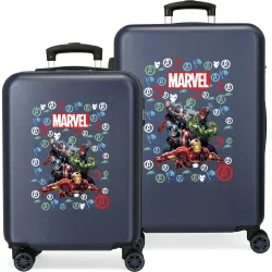 Juego de Maletas (Cabina y Mediana) Marvel Avengers Team rígidas con capacidad de 91L