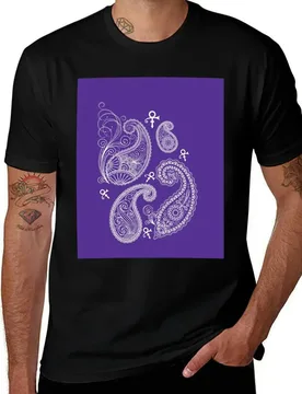 PAISLEY LOVE PURPLE SYMBOL T-Shirt Lightweight Gym Training T-Shirt - Aliexpress - FashionsVida