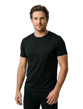 Active Tech Pique Uv Short Sleeve T-shirt Dark Navy L Men - SLAM - FashionsVida