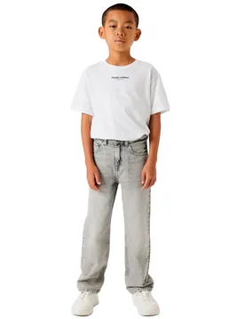 Jean Ryan 3418-be Straight Fit Light Grey Denim 15 Années Garçon - Name it - FashionsVida