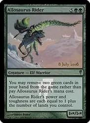 Allosaurus Rider (Coldsnap Prerelease foil) Promotional Cards