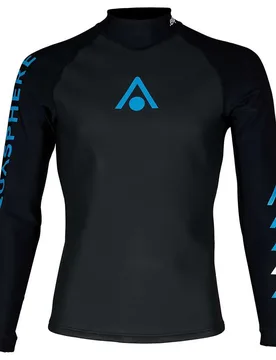 Rash Guard Manches Longues Aquaskin Black / Blue S - Aquasphere - FashionsVida