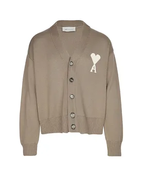 Ami Paris Cárdigan beige XL - AMI PARIS - FashionsVida