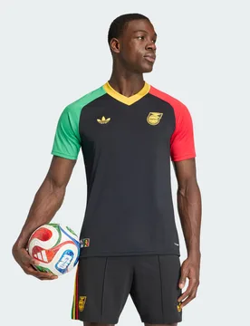 Maglia Away Pre-Match Giamaica 26 x Bob Marley M Black - Adidas - FashionsVida