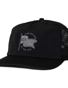 Casquette Wavey Trucker Black One Size - Salty Crew - FashionsVida
