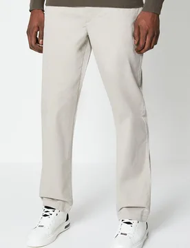 Mens Premium Chino Trouser - Natural Cotton - Size 36 Regular - Maine - FashionsVida