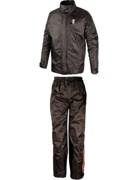 Completo Antipioggia 2 Pezzi System Set Nero taglia S - Oj Atmosfere - FashionsVida