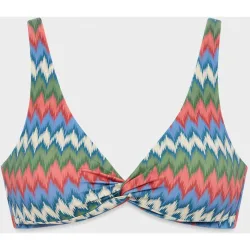 Top bikini sin aro y con foam extraíble