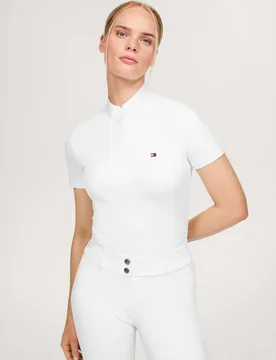 Damen Turniershirt AVON optic white M - Tommy hilfiger - FashionsVida