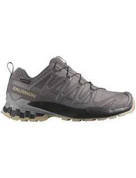 Chaussures de trail en GORE-TEX - XA Pro 3D V9 GTX W Plum Kitten / Black / Gull - Taille 38 - Gris - Salomon - FashionsVida