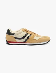 Lace Up Trainers Beige Mix male