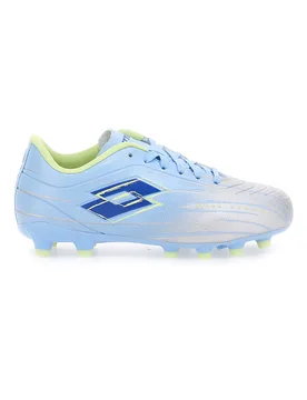 Scarpe da Calcio Argento e Blu SOLISTA 700 IX FG JR 30 - Lotto - FashionsVida
