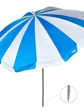 Ombrellone Da Spiaggia Twister Ø220cm Uv50 Inclinable Mast - Aktive - FashionsVida