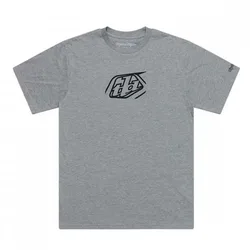 Troy Designs Maglietta A Maniche Corte Badge Grey Heather