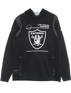 Felpa Cappuccio Uomo Nfl Therma Hoodie Po Lasrai Black/original Team Colors - NIKE NFL - FashionsVida