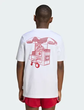 T-shirt FOODSTAND LOOSE 11-12A White - Adidas - FashionsVida