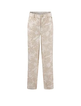 Hose Jogging Fit creme 40 damen - FYNCH-HATTON - FashionsVida