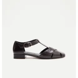 Zapato plano, cangrejera ante