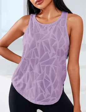 Pieza Conjunto de camiseta deportiva con estampado de camuflaje, manga de murciélago y dobladillo curvo, top de gimnasio y top de entrenamiento - Shein - FashionsVida
