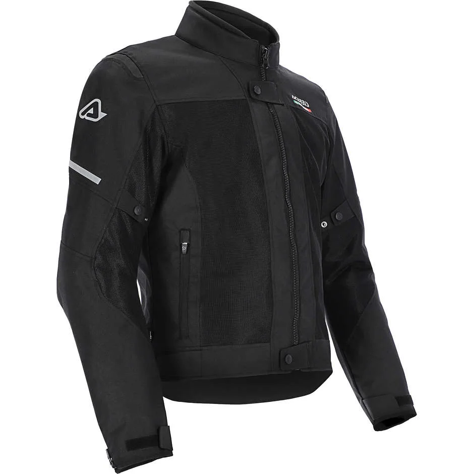 Giacca Moto 3 Strati CE ON ROAD RUBY Nero taglia 3XL - Acerbis - FashionsVida