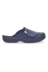 Ciabatte Da Lavoro Blu Vera Pelle 553 37