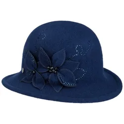 Velanta Milled Wool Hat by - blue - Damen - Size: One Size