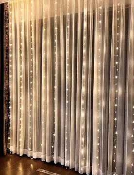 Luces de hadas de 3/6 m, luces LED de 8 modos para dormitorio, decoración de boda y Navidad, luces para fiesta, vacaciones y exteriores, luces de cor - Shein - FashionsVida