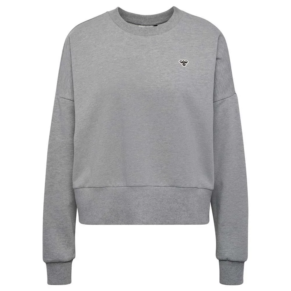 Sweat-shirt Boxy Bee Grey Melange XL - Hummel - FashionsVida