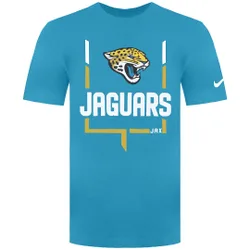 Nfl Jacksonville Jaguars Legend Goal Post Mens T-Shirt - Blue - Size Small