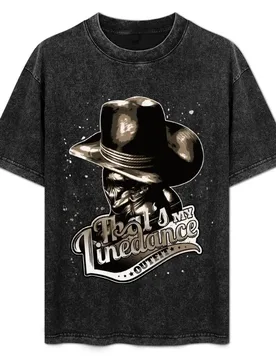 Linedance Line Dance Outfit Cowboy Hat & Boots T-Shirt printed t shirts for man man t shirt summer T-Shirt - Aliexpress - FashionsVida