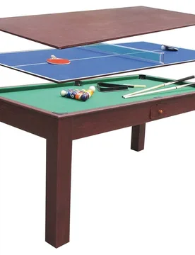 Multijuego 3 en 1 billar ping pong y mesa - Devessport - FashionsVida
