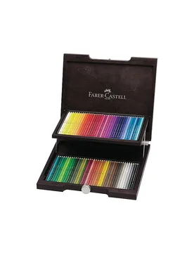 Albrecht Dürer Aquarellstift 72er Holzkoffer braun baby - Faber-Castell - FashionsVida