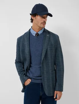 Chaqueta de hombre cuadros - Roberto Verino - FashionsVida