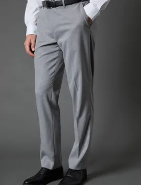 Men's Light Grey Tailored Fit Essential Suit Trousers Size: 30R - Light Grey - Size: 30R - Burton - FashionsVida