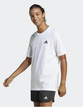 Camiseta de hombre Essentials Single Jersey Embroidered Small Logo - Adidas - FashionsVida