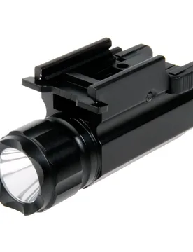 Lampe De Poche Tactique Picatinny Rail Flashlight Black 220 Lumens unisex - Delta Tactics - FashionsVida