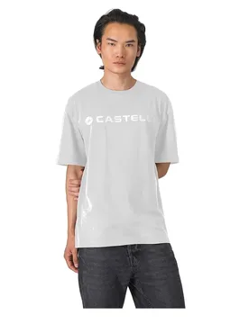 Maglietta A Maniche Corte Tone White - Castelli - FashionsVida