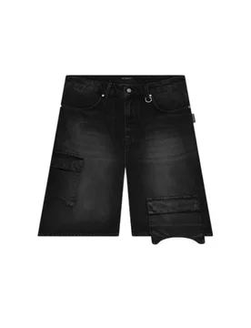 Bermuda Essential Denim Cargo - RETERNITY - FashionsVida