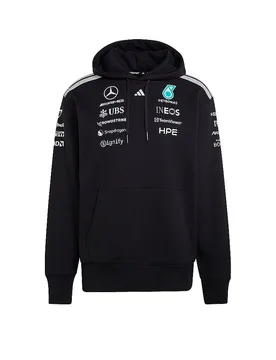 Chaqueta con capucha para hombre Mercedes AMG Petronas Formula1 Team Driver negro XL - Adidas - FashionsVida